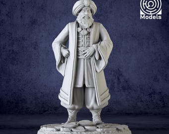 Sultan DnD Miniature | 3D Printed Tabletop Figure