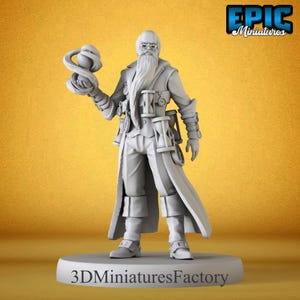 Miniature | Time Wizard - DnD Miniature for Tabletop Games - Premium dnd Miniature - Dungeons and Dragons - 3D Printed