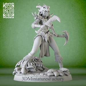 Miniature |Tribal Warrior 2 - DnD Miniature for Tabletop Games - Premium dnd Miniature - Dungeons and Dragons - 3D Printed