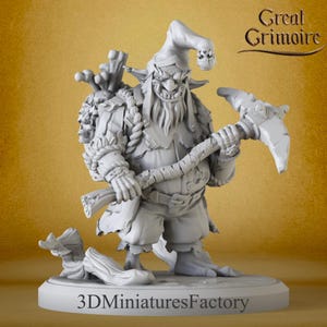 Dark Grimnir Pickbane - DnD Miniature for Tabletop Games - Premium dnd Miniature - Dungeons and Dragons 3D Printed