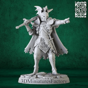 Miniature | Mordred- DnD Miniature for Tabletop Games - Premium dnd Miniature - Dungeons and Dragons - 3D Printed