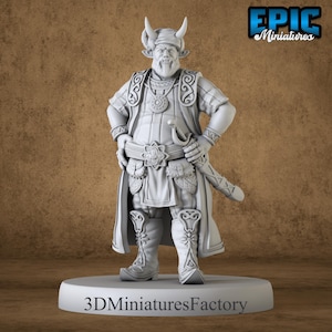 Miniature | Tiefling Merchant - DnD Miniature for Tabletop Games - Premium dnd Miniature - Dungeons and Dragons - 3D Printed