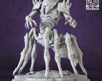 Miniature | Spider Demon 1  - DnD Miniature for Tabletop Games - Premium dnd Miniature - Dungeons and Dragons 3D Printed
