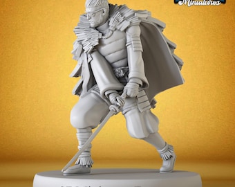 Samurai Ronin Miniature – Resin Figure for DnD and Tabletop RPGs