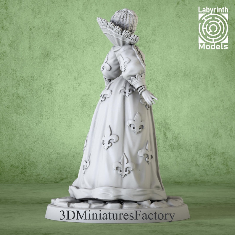 Miniature | Queen Anne - Dnd Miniature for Tabletop Games - Premium Dnd ...