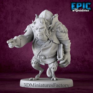 Miniature | Hunchback Fiend - DnD Miniature for Tabletop Games - Premium dnd Miniature - Dungeons and Dragons - 3D Printed