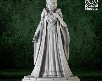 Queen Miniature - DnD Miniature for Tabletop Games - Premium dnd Miniature Dungeons and Dragons 3D Printed