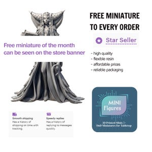 Miniature | Sea Titan Tethys Slide - DnD Miniature for Tabletop Games - Premium dnd Miniature - Dungeons and Dragons - 3D Printed