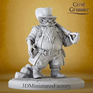 Miniature |Dwarf Drogar Underdig - DnD Miniature for Tabletop Games - Premium dnd Miniature - Dungeons and Dragons - 3D Printed