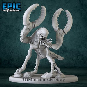 Miniature | Chuul Attention Monster - DnD Miniature for Tabletop Games - Premium dnd Miniature - Dungeons and Dragons - 3D Printed