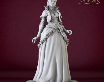 Female Juliana Rook DnD Miniature - 3D Printed Resin Figure for DnD and Tabletop RPGs