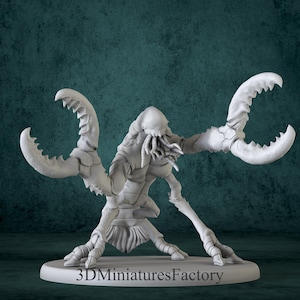 Miniature | Chuul Attack Monster - DnD Miniature for Tabletop Games - Premium dnd Miniature - Dungeons and Dragons - 3D Printed