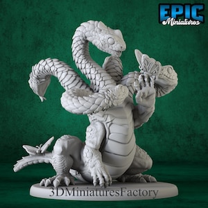 Miniature | Hydra - DnD Miniature for Tabletop Games - Premium dnd Miniature - Dungeons and Dragons - 3D Printed