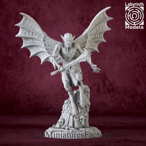 Winged Ghoul 2 - DnD Miniature for Tabletop Games - Premium dnd Miniature - Dungeons and Dragons - 3D Printed