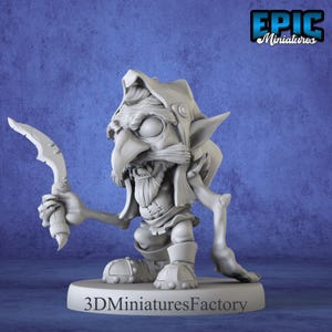 Miniatur | Red Cap V2 - DnD Miniatur für Tabletop Spiele - Premium dnd Miniatur - Dungeons and Dragons - 3D Gedruckt