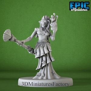 Miniature | River Hag Magic - DnD Miniature for Tabletop Games - Premium dnd Miniature - Dungeons and Dragons - 3D Printed