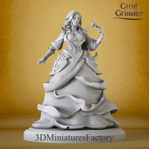 Miniatur | Rosalind Beastbane - DnD Miniatur für Tabletop Spiele - Premium dnd Miniatur - Dungeons and Dragons - 3D Gedruckt