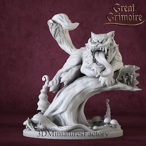 Miniature | Big Cat - DnD Miniature for Tabletop Games - Premium dnd Miniature - Dungeons and Dragons - 3D Printed