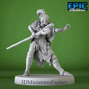 Miniature | Witch Coven of Forest - DnD Miniature for Tabletop Games - Premium dnd Miniature - Dungeons and Dragons - 3D Printed