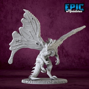 Miniature | Fairy Dragon Classic Fly  - DnD Miniature for Tabletop Games - Premium dnd Miniature - Dungeons and Dragons - 3D Printed