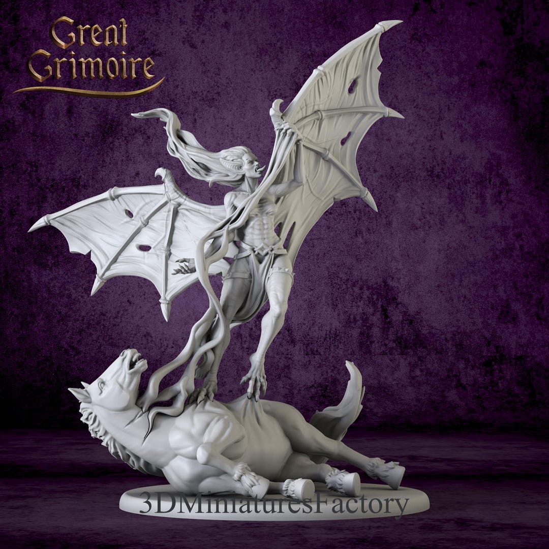Mara - Vampiress | Fantasy Miniature For D&D Tabletop RPGs – Unpainted, RNE
