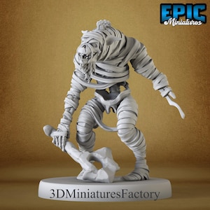 Miniature | Gnoll Mummy - DnD Miniature for Tabletop Games - Premium dnd Miniature - Dungeons and Dragons - 3D Printed