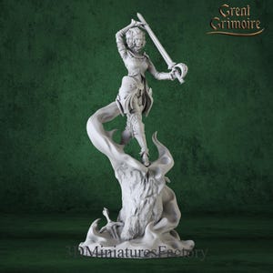 Miniature | Inciar Flamefaced from 28mm to 40mm -DnD Miniature for Tabletop Games - Premium dnd Miniature - Dungeons and Dragons