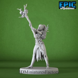 Miniature | Witch Coven of Graveyard - DnD Miniature for Tabletop Games - Premium dnd Miniature - Dungeons and Dragons - 3D Printed