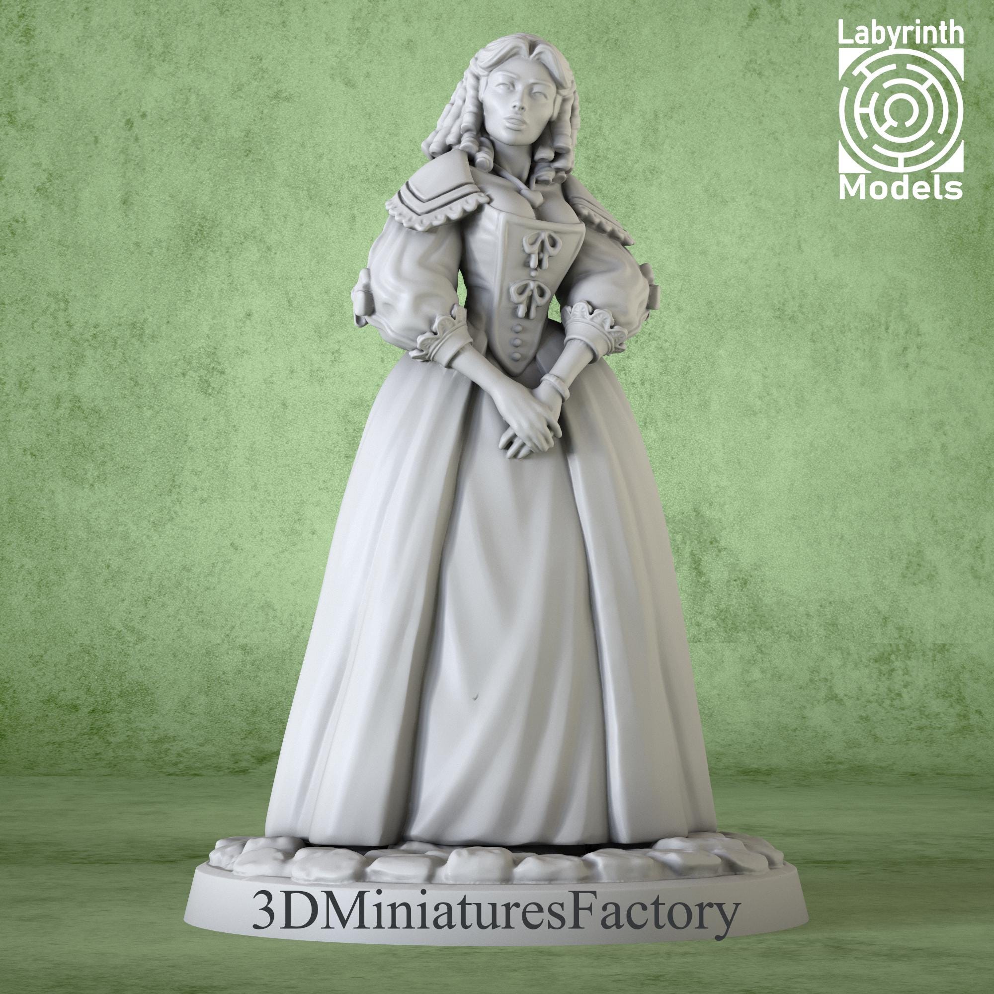 Miniature |  Constance  - DnD Miniature for Tabletop Games - Premium dnd Miniature - Dungeons and Dragons - 3D Printed