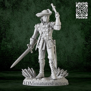 Miniature  Will Scarlet - DnD Miniature for Tabletop Games - Premium dnd Miniature - 3D Printed