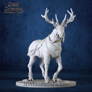 Miniature | Northern Deer - DnD Miniature for Tabletop Games - Premium dnd Miniature - Dungeons and Dragons - 3D Printed