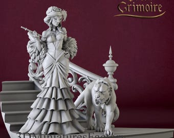 Miniature | Set Katarina de Montfort - DnD Miniature for Tabletop Games - Premium dnd Miniature - Dungeons and Dragons - 3D Printed