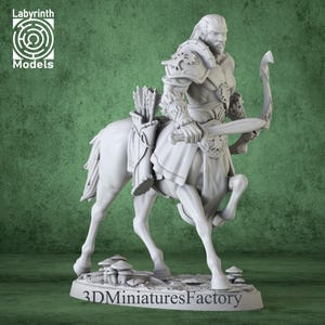 Centaur Miniatur - DnD Miniature for Tabletop Games - Premium dnd Miniature Dungeons and Dragons 3D Printed