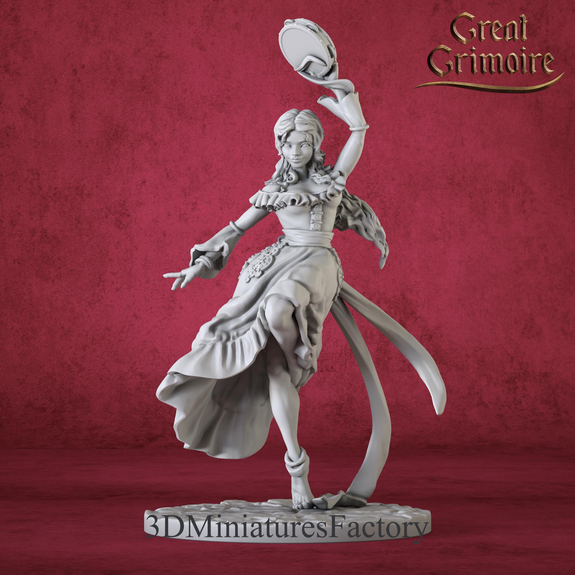 Mini Female Miniature | Female Azelmira - Dnd Miniature for Tabletop Games ...