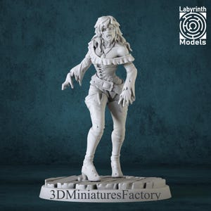 Miniature | Sea Zombie 3 - DnD Miniature for Tabletop Games - Premium dnd Miniature - Dungeons and Dragons - 3D Printed