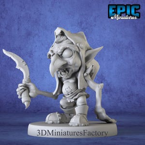 Miniatur | Red Cap V1 - DnD Miniatur für Tabletop Spiele - Premium dnd Miniatur - Dungeons and Dragons - 3D Gedruckt