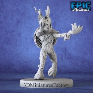 Wood Woad Magic Miniature | 3D Printed Forest Creature for DnD | Resin RPG Figure for Fantasy Tabletop Adventures