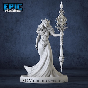 Miniatur | Grendels Mutter - D&D Miniatur für Tabletop Spiele - Premium dnd Miniatur - Dungeons and Dragons - 3D Gedruckt