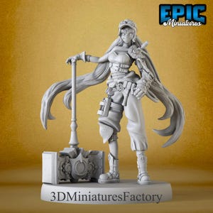 Miniature | Tinkerer Bethy - Player DnD Miniature for Tabletop Games - Premium dnd Miniature - Dungeons and Dragons