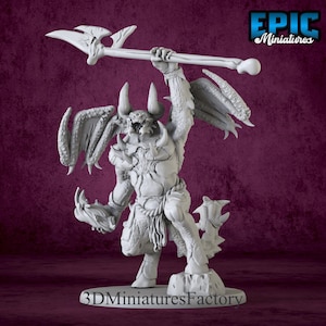 Miniature | Wrath Devil Victory - DnD Miniature for Tabletop Games - Premium dnd Miniature Dungeons and Dragons 3D Printed