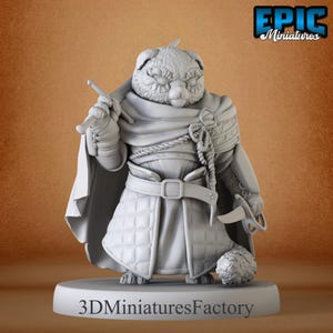 Miniature | Legendary Teddy Knight - DnD Miniature for Tabletop Games - Premium dnd Miniature - Dungeons and Dragons - 3D Printed