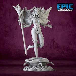Miniature | Wonder Pixie Staff - DnD Miniature for Tabletop Games - Premium dnd Miniature - Dungeons and Dragons - 3D Printed