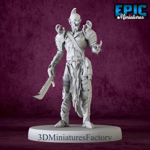 Miniature | Tail Devil Shout - DnD Miniature for Tabletop Games - Premium dnd Miniature - Dungeons and Dragons - 3D Printed