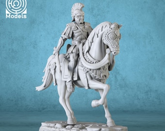 Miniature | Roman Riding Pose 1 - DnD Miniature for Tabletop Games - Premium dnd Miniature - Dungeons and Dragons 3D Printed