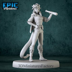Miniature | Tiefling Seafarer - DnD Miniature for Tabletop Games - Premium dnd Miniature - Dungeons and Dragons - 3D Printed
