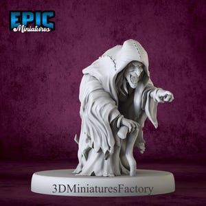 Miniature | Green Hag - DnD Miniature for Tabletop Games - Premium dnd Miniature - Dungeons and Dragons - 3D Printed