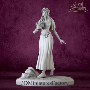 Female Miniature Marigold - DnD Miniature for Tabletop Games - Premium dnd Miniature - Dungeons and Dragons 3D Printed