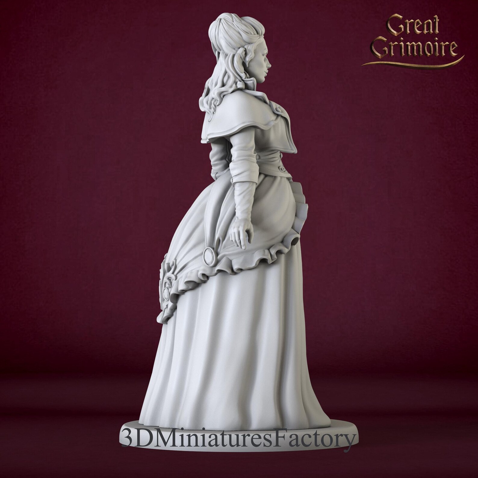 Resin Printed Rook Female Juliana Rook Dnd Miniature - 3D Printed Resin Figure for Dnd and ...