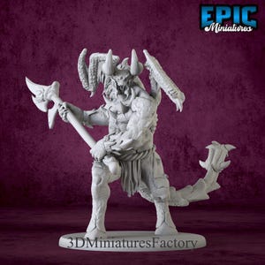 Miniature | Wrath Devil Attack - DnD Miniature for Tabletop Games - Premium dnd Miniature Dungeons and Dragons 3D Printed
