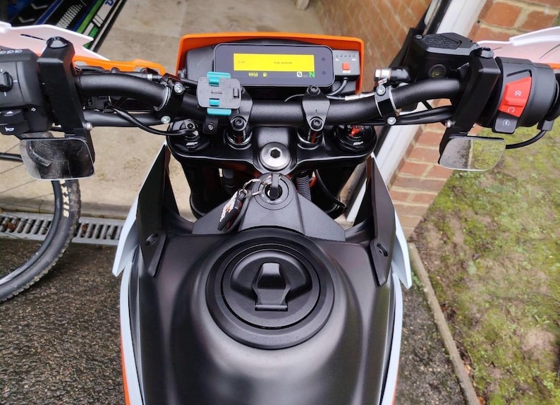 KTM 390 SMC R RawForge Underbar Mirrors image 3